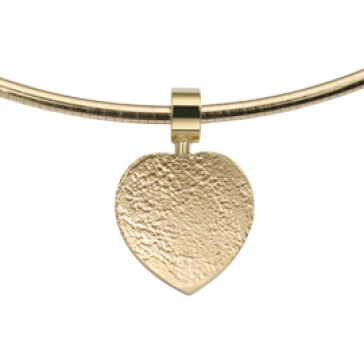 Heart goud geel/geel