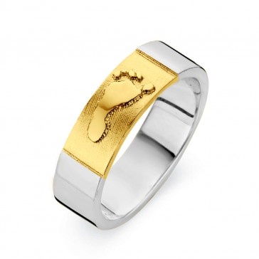 True Little Foot goud geel/wit