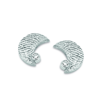 Moon zirconia zilver