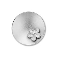 Sphere Flower zilver 25mm
